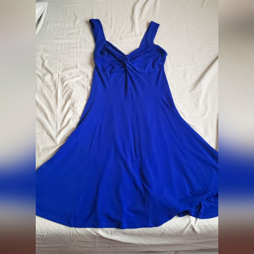 Moda international (small) royal blue dress